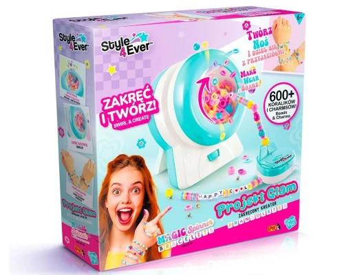 Zestaw kreatywny dla dzieci Projekt Glam Zakręcony kreator bransoletek Epee (EP60468)