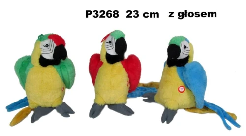 Pluszak papuga z głosem [mm:] 250 Sun-Day (163875)