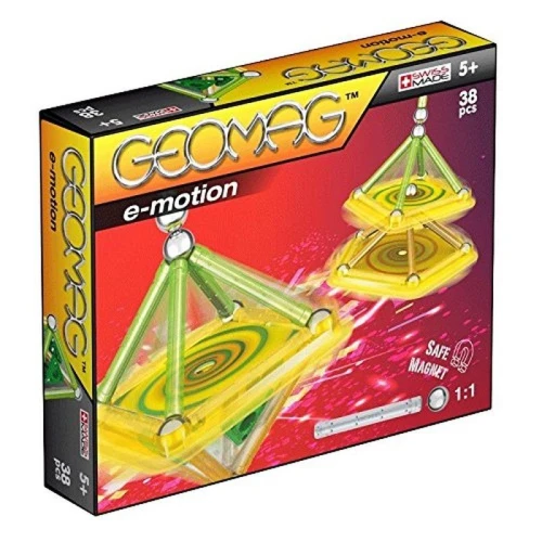 Klocki magnetyczne EMotion Power Spin Geomag (033)