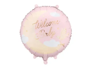 Balon foliowy Welcome Baby 18cal Partydeco (FB350-081J)
