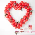 Balon gumowy Party Deco BALONY STRONG pastelowy 10 szt Czerwony 270mm Partydeco (SB12P-007J-10)