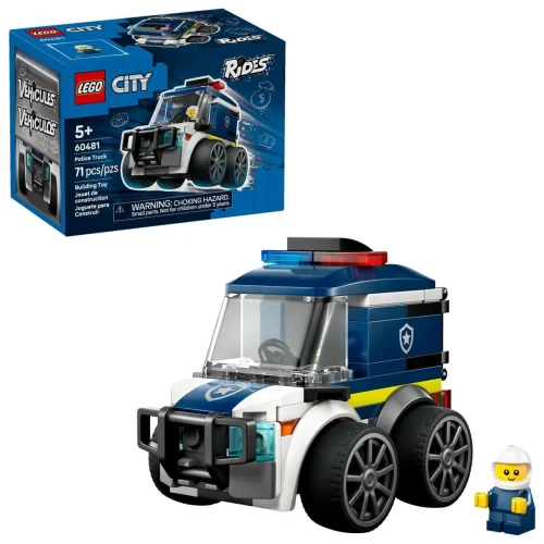 Klocki konstrukcyjne City Pojazdy — Ciężarówka policyjna Lego (60481)