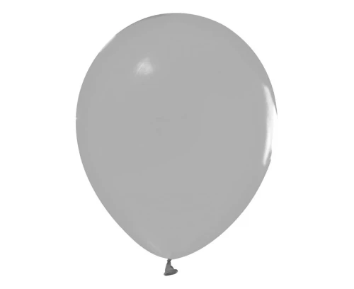 Balon gumowy Beauty&Charm, pastelowe 10 szt. szary 300mm 12cal Godan (CB-1PSZ)