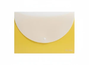 Teczka plastikowa na zatrzask RIO ŻÓŁTA 5902315578074 A4 żółta 180 mic. Deli (E38977_YELLOW)