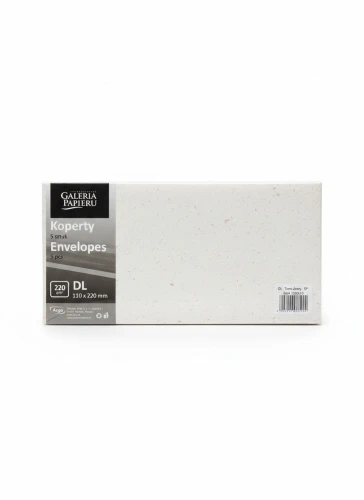 Koperta terrazzo DL biały Galeria Papieru (280919) 10 sztuk