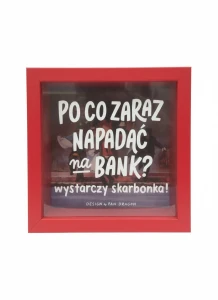 Skarbonka Napadać na bank drewno Pan Dragon (5907195300173)