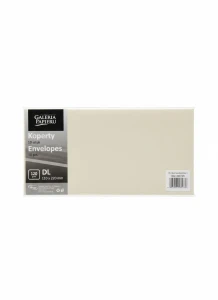 Koperta wood jasnokremowy DL kremowa Galeria Papieru (282126) 10 sztuk