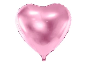 Balon foliowy Serce, 61cm, jasny różowy 24cal Partydeco (FB23M-081J)