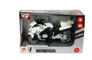 Motocykl policja ze światłem i dźwiękiem Dromader (130-1282836)