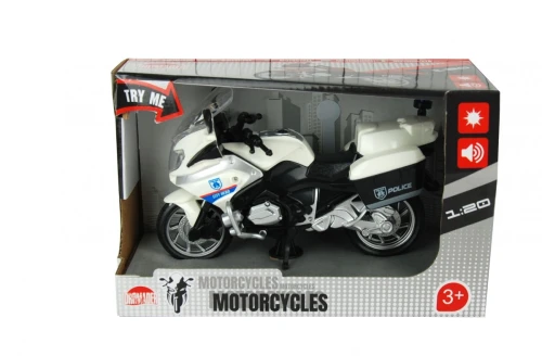 Motocykl policja ze światłem i dźwiękiem Dromader (130-1282836)