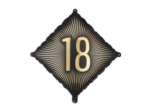 Balon foliowy 18, 46x46 cm Partydeco (FB362-18)