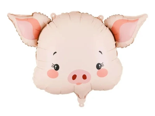 Balon foliowy Świnka, 61x36 cm Partydeco (FB368)