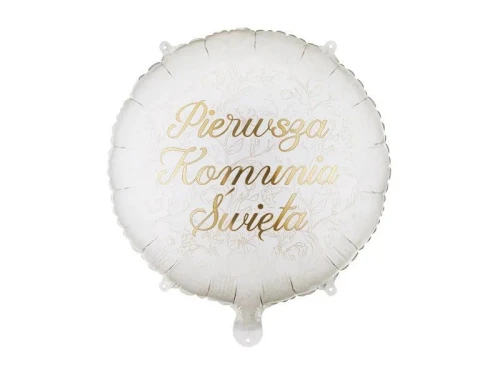Balon foliowy Pierwsza komunia święta 18cal Partydeco (FB358)