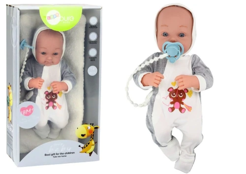 Lalka Bobas Ze Smoczkiem Kocyk Body Akcesoria [mm:] 350 Lean (18156)