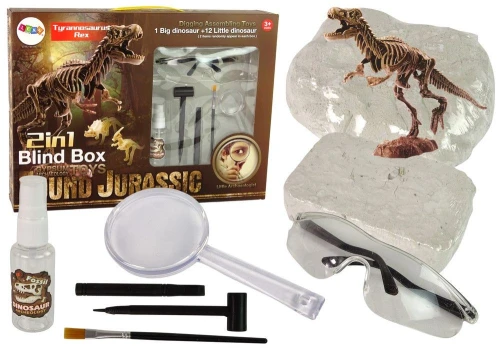 Zestaw kreatywny dla dzieci Archeologiczny 2w1 Dinozaur Szkielet Tyranozaur Lean (13005)