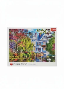 Puzzle Dom nad jeziorem 2000 el. Trefl (27129)