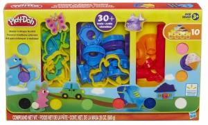 Masa plastyczna dla dzieci Ciastolina zestaw z kształtami i stemplami mix Playdoh (A9305)
