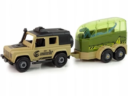Samochód Terenowe Transporter Do Rozkręcania DIY Dinozaur Lean (12957)