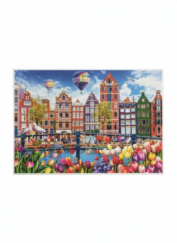 Puzzle Kolorowy Amsterdam 1500 el. Trefl (26221)