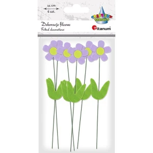 Ozdoba filcowa Craft-Fun Series Titanum (BJ25091119 Purple)
