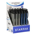 Długopis LINE OFF wkład niebieski 0,7mm Starpak (541168)