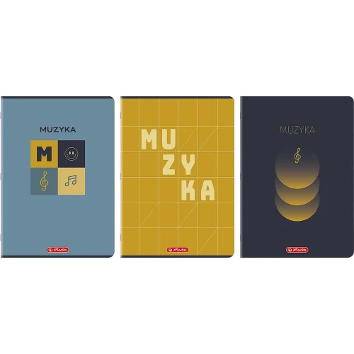 Zeszyt muzyka A4 16k. mix Herlitz (400206360)