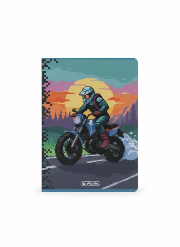 Zeszyt Premium Pixel Fun A5 16k. 70g kratka Herlitz (400207497)