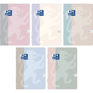 Zeszyt B-LIGHT A5 60k. 90g krata Oxford mix