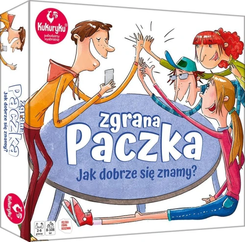 Gra planszowa ZGRANA PACZKA - JAK DOBRZE SIĘ ZNAMY? Kukuryku