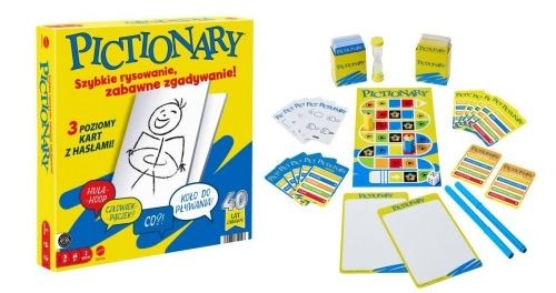 Gra zręcznościowa Pictionary Rodzinna Fisher Price (JGF69)
