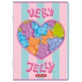 Zeszyt Jelly A5 16k. 70g linia podwójna kolorowa Herlitz (400206373)