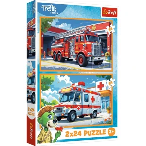 Puzzle Trefliki W krainie radości 24 el. Trefl (34447)