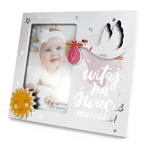 Ramka Witaj maleńka [mm:] 10x15 Pan Dragon (5901854968575)
