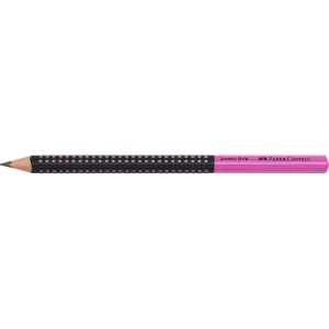 Ołówek Jumbo Grip 2001 Two Tone czarny/różowy HB Faber Castell (511911FC)