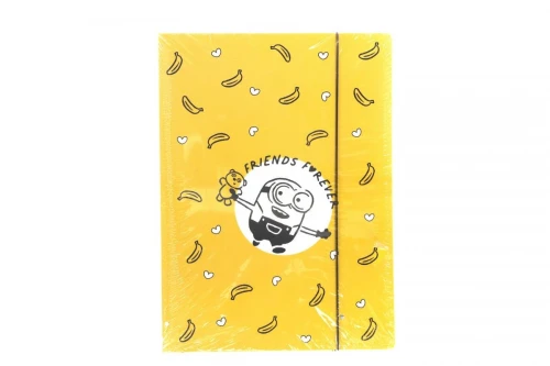 Teczka kartonowa na gumkę Minionki A4 mix Beniamin (5863)