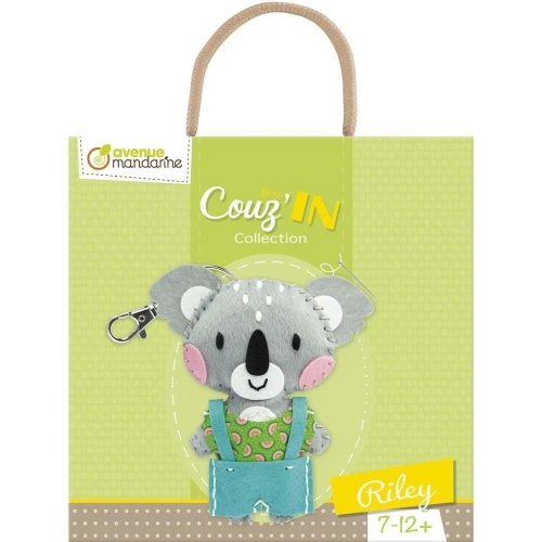 Zestaw kreatywny dla dzieci Brelok do szycia koala Avenue Mandarine (0906)