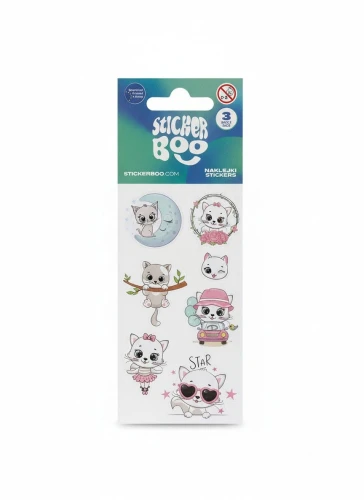 Naklejka (nalepka) Kotki Stickerboo (568336)