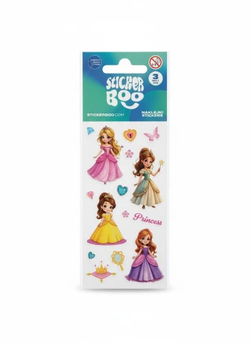 Naklejka (nalepka) Księżniczki Stickerboo (568353)