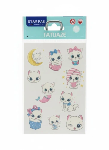 Tatuaż Kotki 1 Stickerboo (583881)