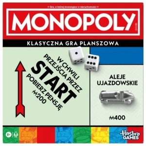 Gra planszowa Monopoly Classic Refresh Polska Wersja Hasbro (G0009 02458)