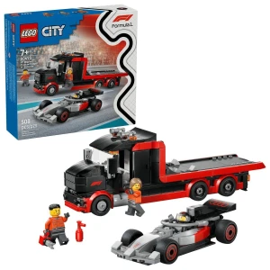 Klocki konstrukcyjne City Ciężarówka F1® z bolidem Audi F1® Lego (60493)