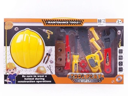 Narzędzia z kaskiem Bigtoys (BN3890)