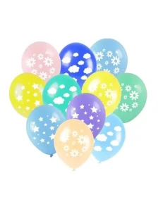 Balon gumowy pastelowy mix wiosenny mix 300mm Arpex (KB0382)