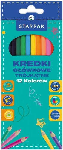 Kredki ołówkowe 12 kol. Starpak (580596)