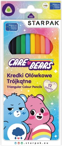 Kredki ołówkowe CARE BEARS 12 kol. Starpak (580595)