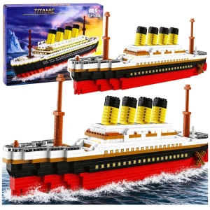Klocki konstrukcyjne Statek Titanic Duży Model 60 cm 3327 el. Lean (31101)