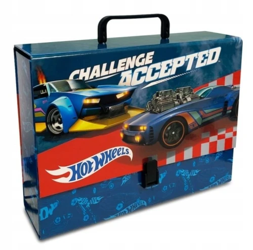 Teczka kartonowa na klips Hot Wheels A4 mix Unipap
