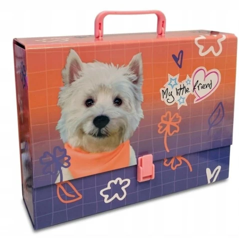 Teczka kartonowa na klips My Little Friends Dog A4 mix Unipap
