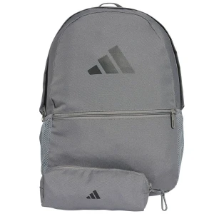 Plecak Classic szary z saszetką Adidas (JD3092)