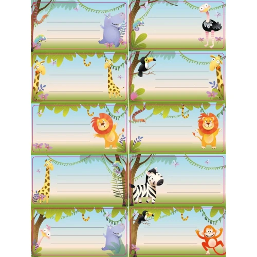 Naklejka na zeszyt TROPICOOL 52999 Beniamin